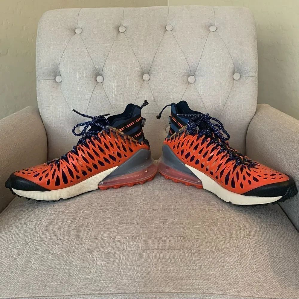 Nike Air Max 270 ISPA Blue Void/Terra Orange BQ1918 400 Men’s Size 9.5